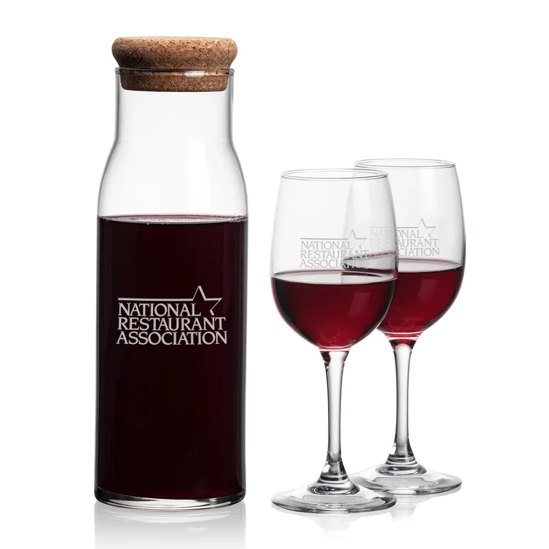 Carafe & 2 Wine