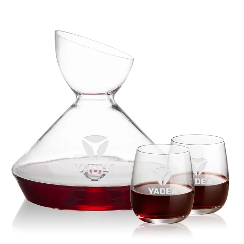 Carafe & 2 Stemless