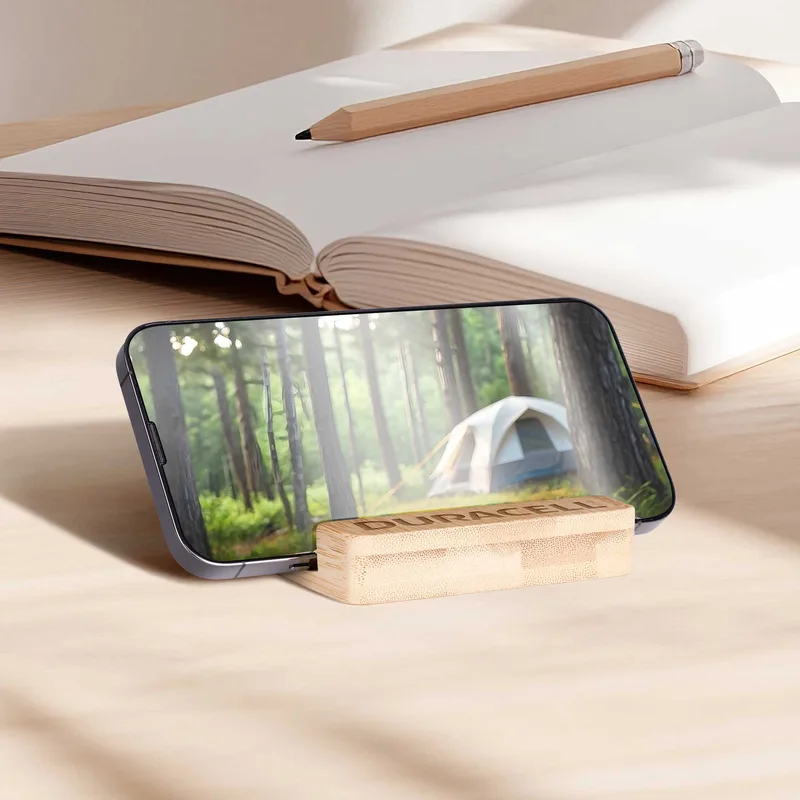 Bamboo Stand & Keypad Stress Reliever view 7