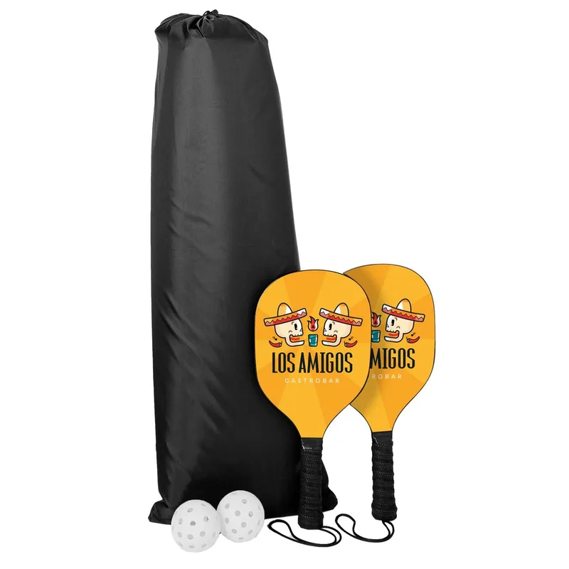 Pickleball Set, Imprinted Net & Single-Sided Paddles view 6