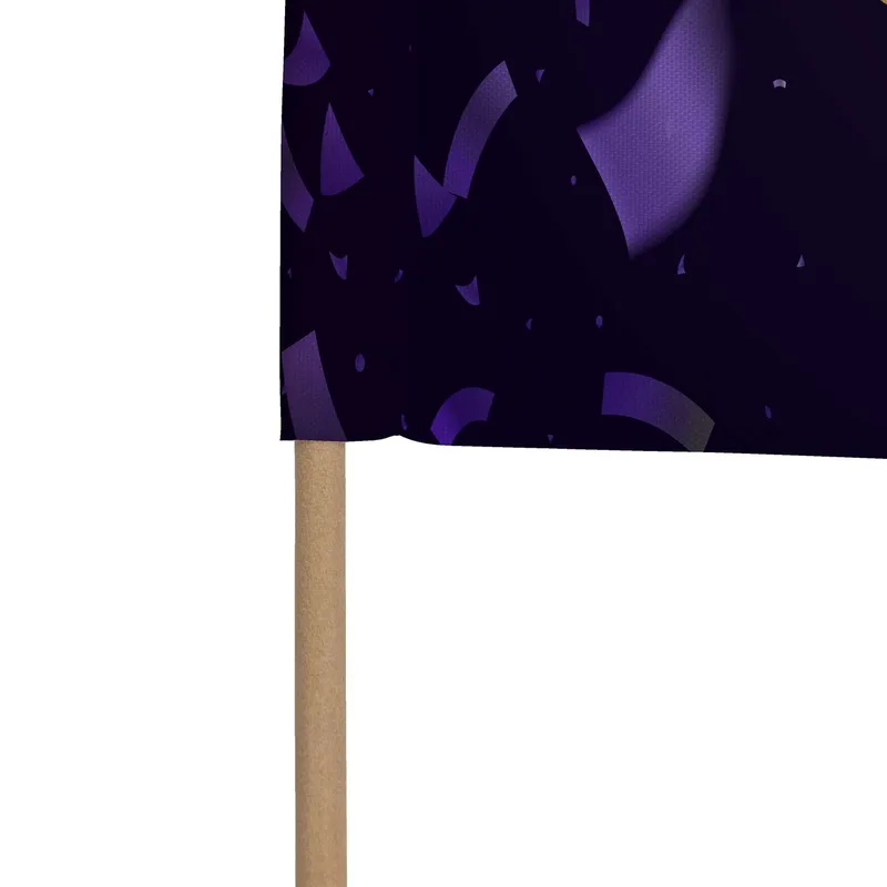 4" x 6" Stick Flag Kits with Ball Tips (Set of Six) view 5