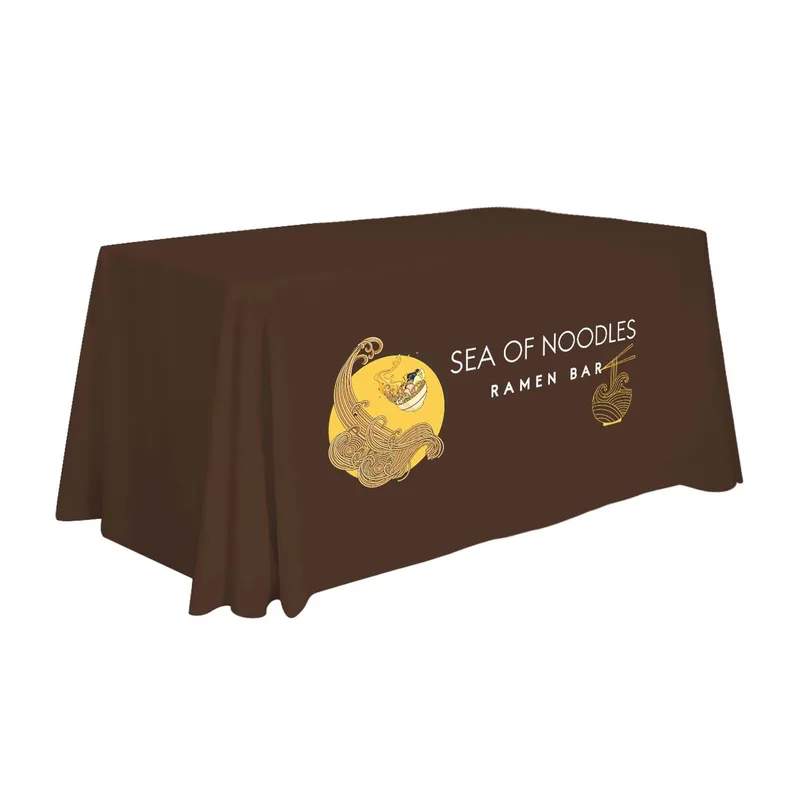 4' Standard Table Throw (Full-Color Front Only) view 5