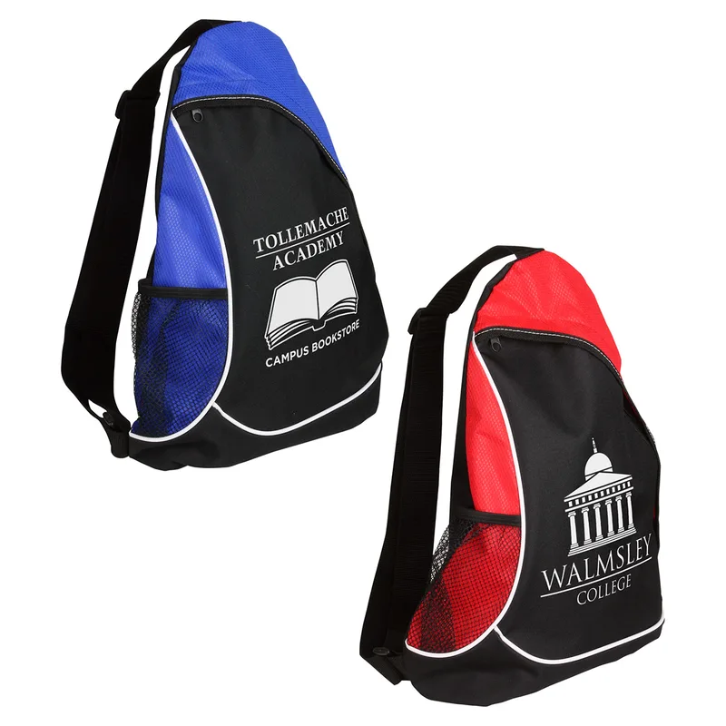 Natural Curve Non-Woven/Polyester Sling Backpack