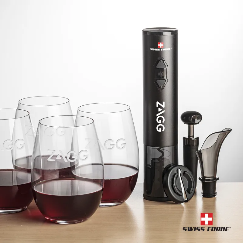 Opener & 4 Stemless