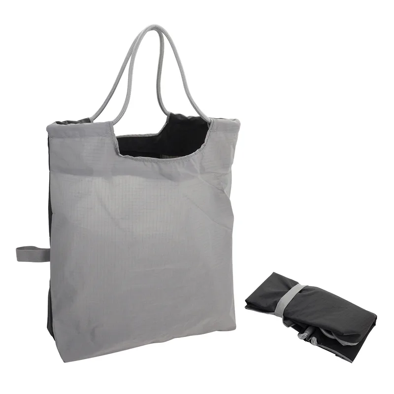 Boulevard Foldable Ripstop Tote with Cinch Cord Handles view 2