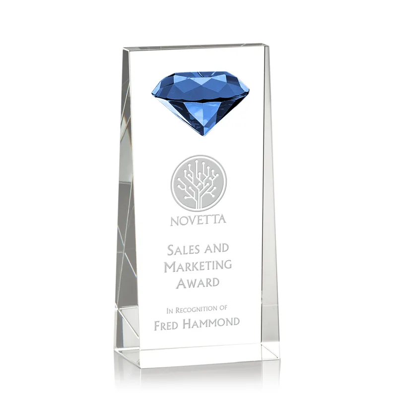 Sapphire, 2.75" x 6" x 2"