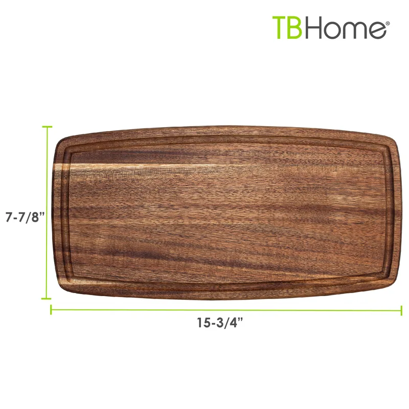 16" Acacia Cutting Board w/Juice Groove view 2