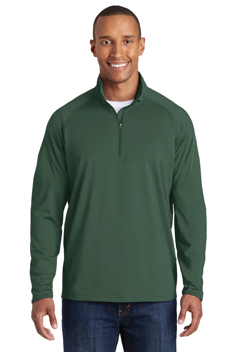 Sport-Tek® Sport-Wick® Stretch 1/4-Zip Pullover. view 4