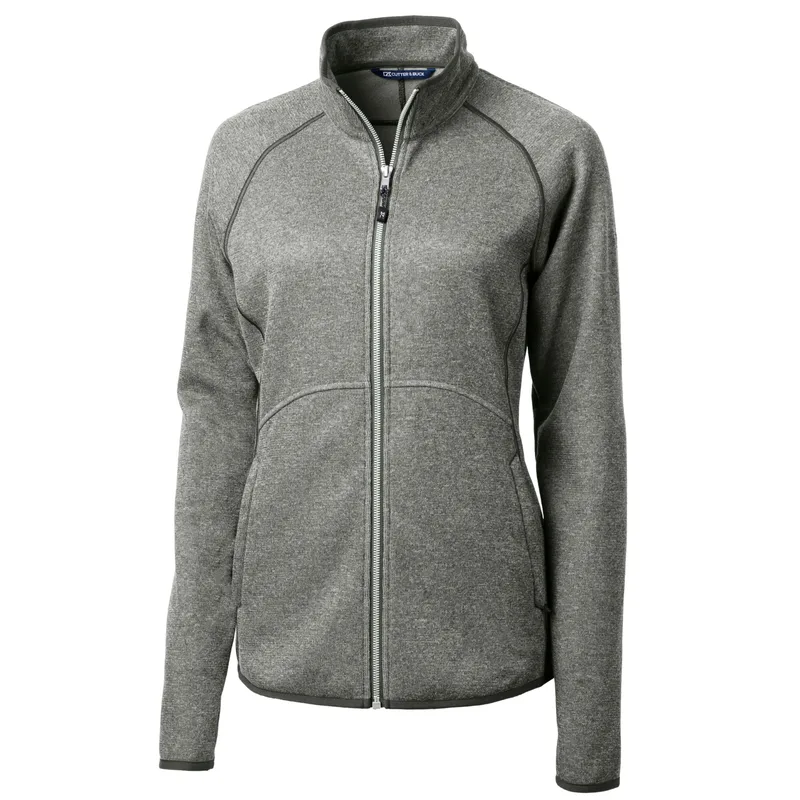 Cutter & Buck Mainsail Sweater-Knit Womens Full Zip Jacket view 4