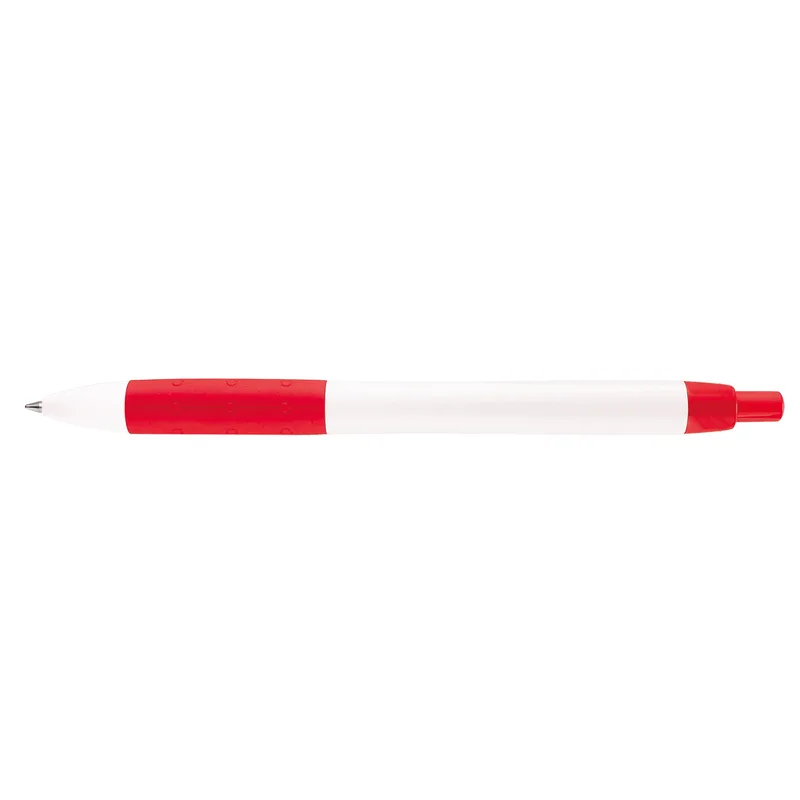 White/Red Blank Back View