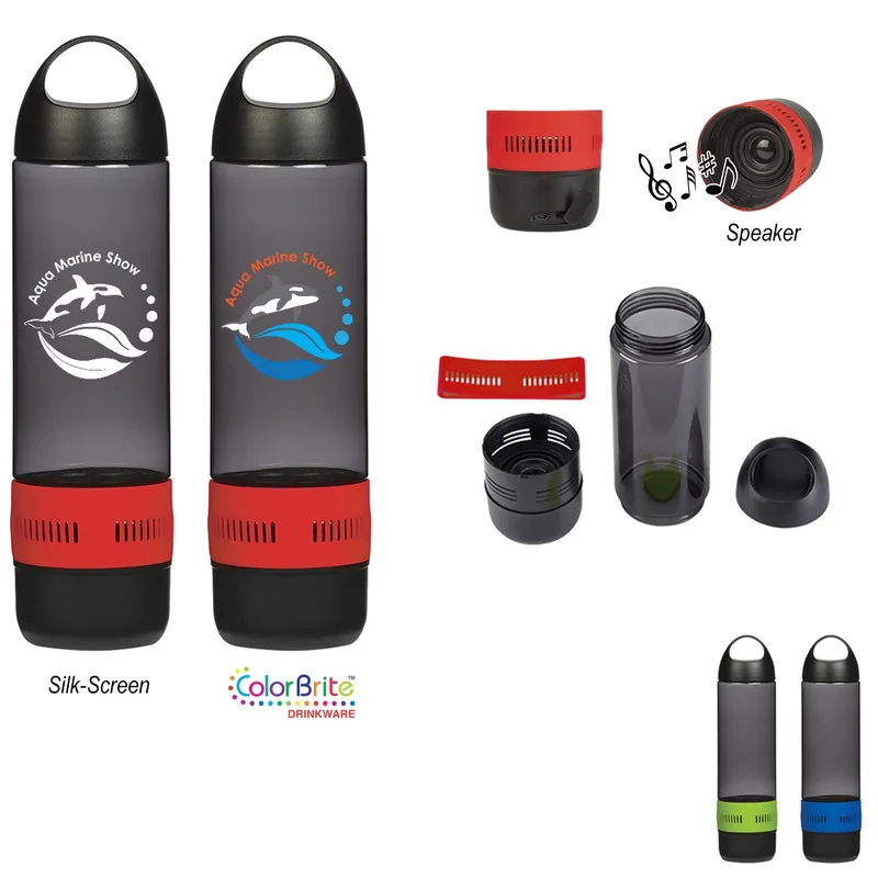 16 Oz. Tritan™ Rumble Bottle With Speaker view 2