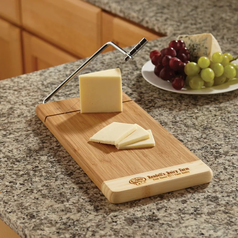 Two Tone Bamboo Cheese Cutter view 2