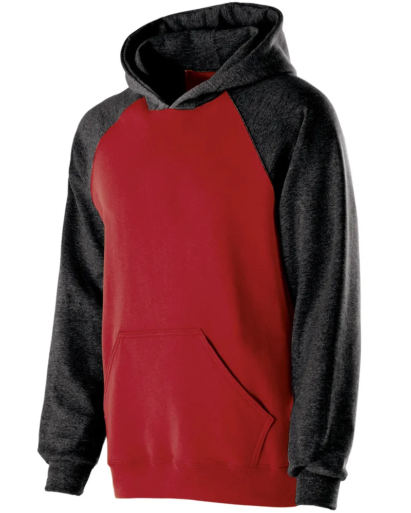 Holloway Youth Cotton/Poly Fleece Banner Hoodie view 5