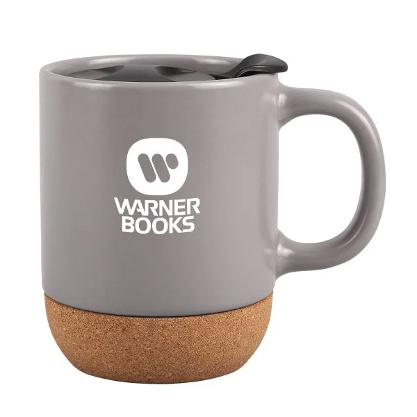 Grey/Cork Brown Logo Front View