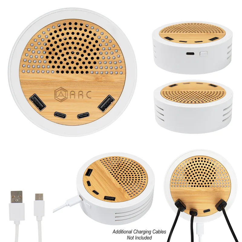 Rabs & Bamboo Speaker & Charger view 2