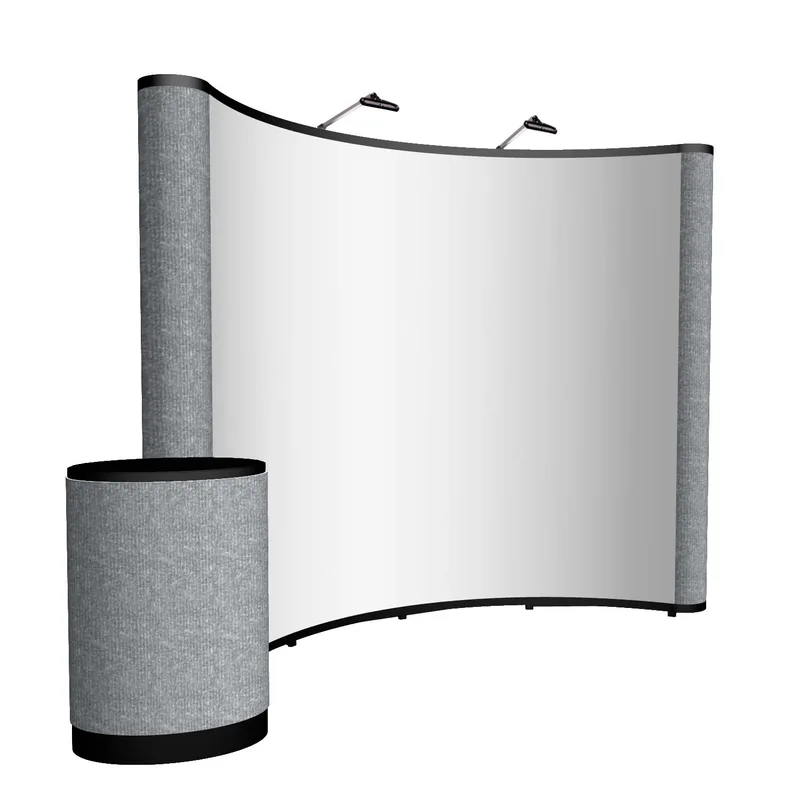 10' Curved Show 'N Rise Floor Kit (Mural w/ Fabric Ends)
