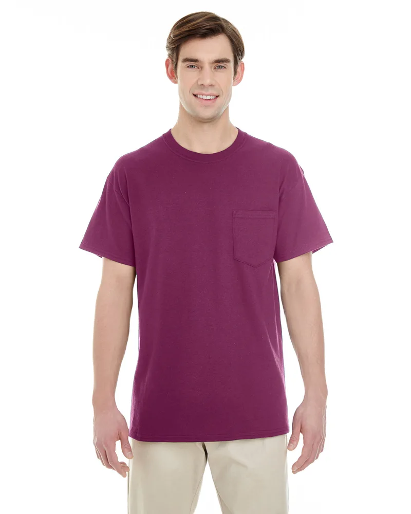 Gildan Unisex Heavy Cotton Pocket T-Shirt view 5