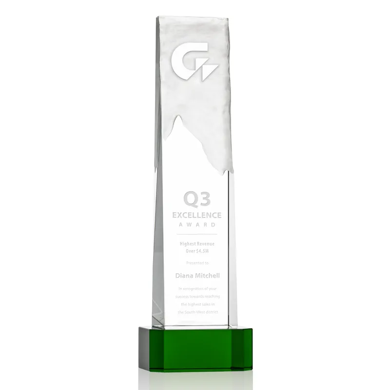 On Base, Green, 13.5"