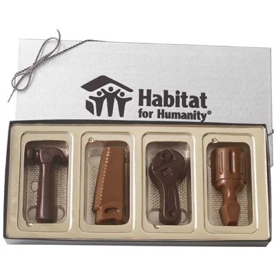 Molded Chocolate 4 Tools in Gift Box view 2