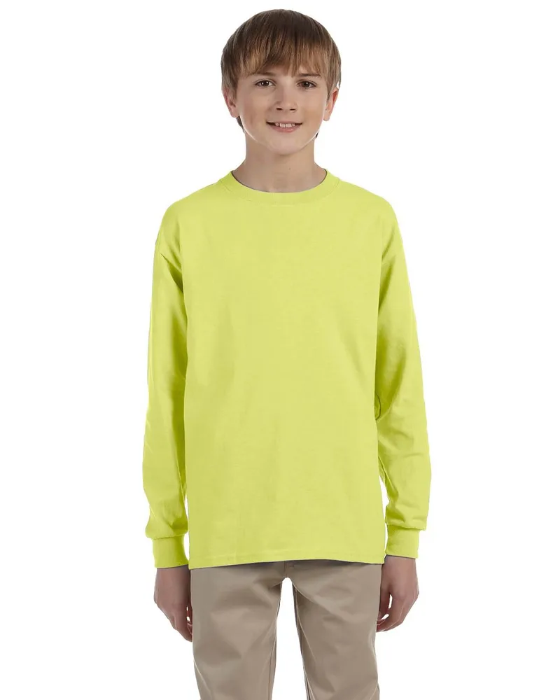 Jerzees Youth DRI-POWER® ACTIVE Long-Sleeve T-Shirt view 7