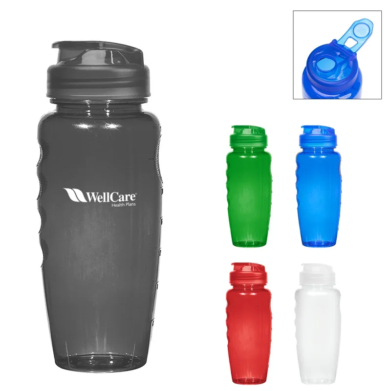 30 Oz. Poly-clear™ Gripper Bottle view 2