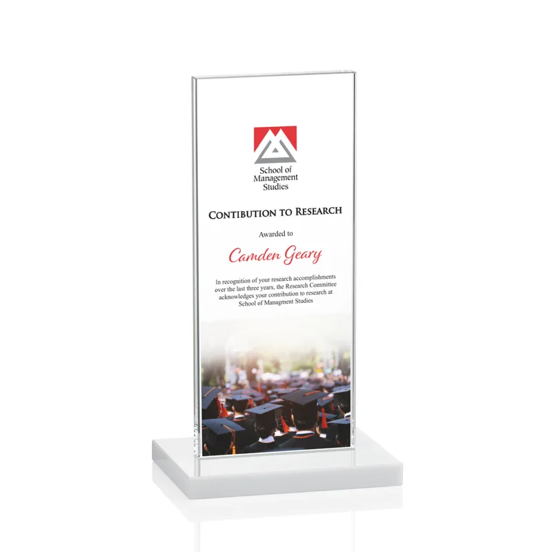 VividPrint™, Standard base, White, 4" x 7.375" x 3"
