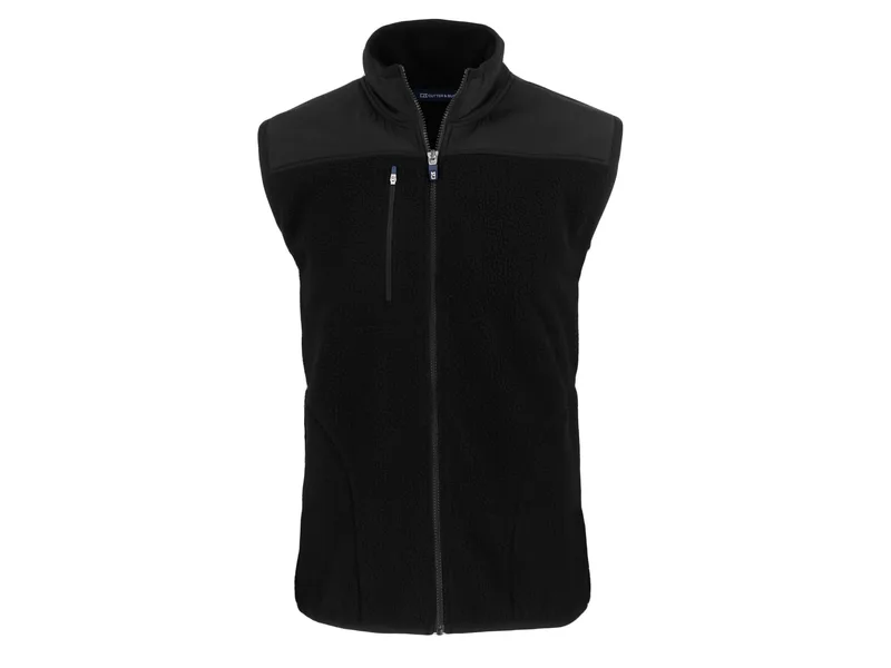 Cutter & Buck Cascade Eco Sherpa Mens Big and Tall Fleece Vest view 2