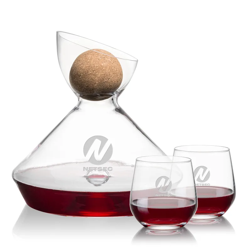 Carafe & 2 Stemless