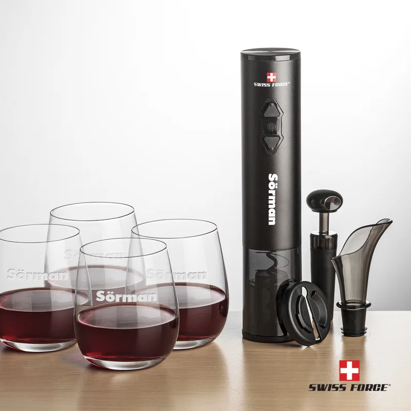Opener & 4 Stemless