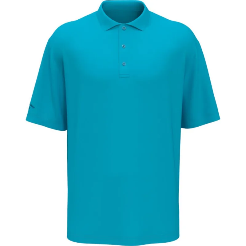 Callaway® Moisture Wicking UPF 50+ Solid Stretch Men's Polo Shirt with Custom Logo view 7
