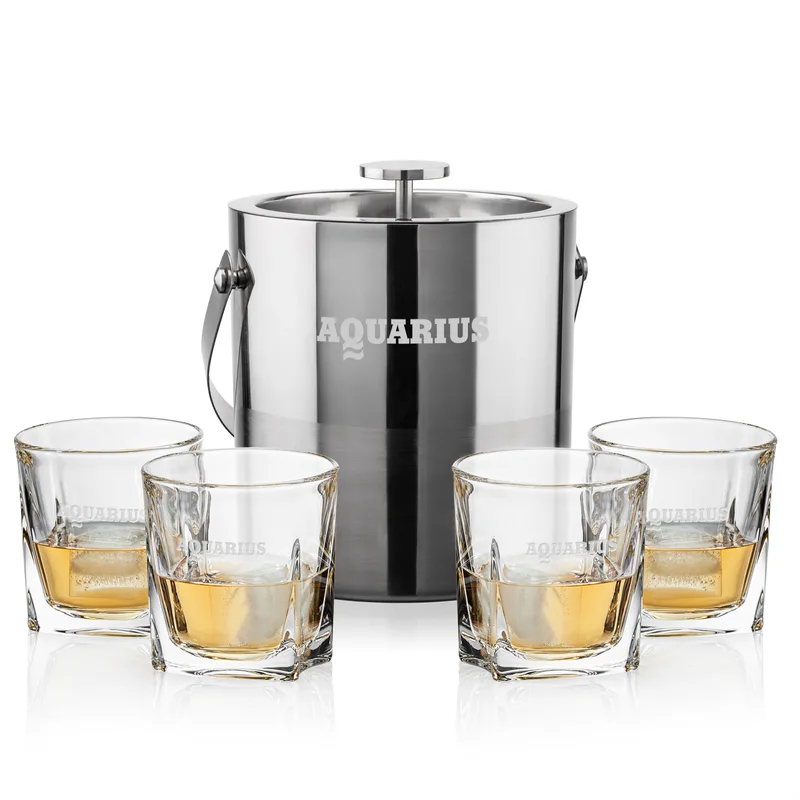 Catania Bucket Set, Laser Engraving, Set of 5