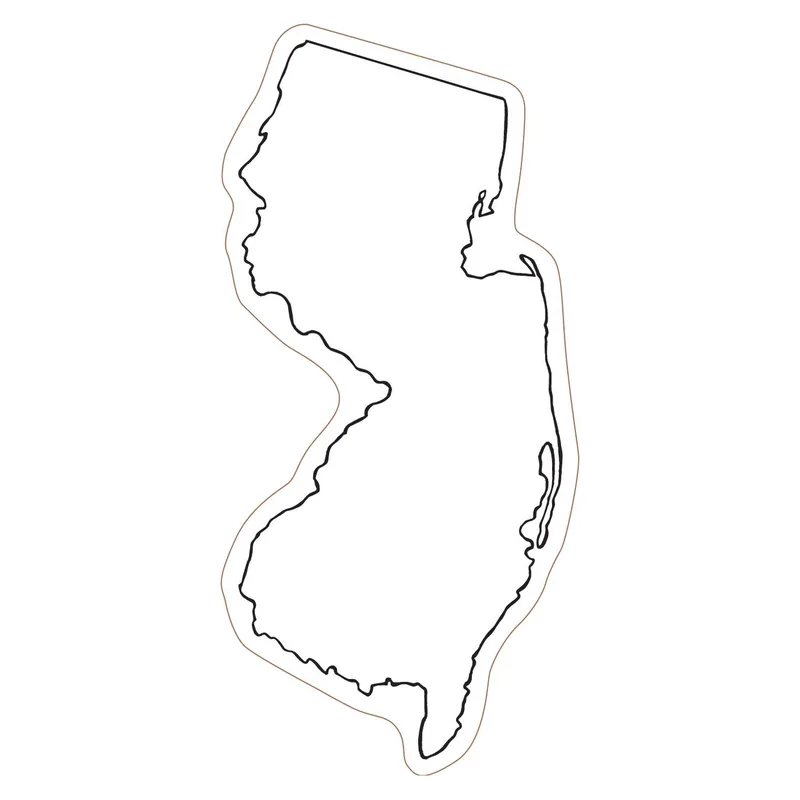 New Jersey State Magnet view 2