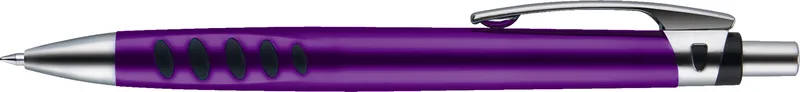 Metallic Purple/Silver/Black Blank Side View