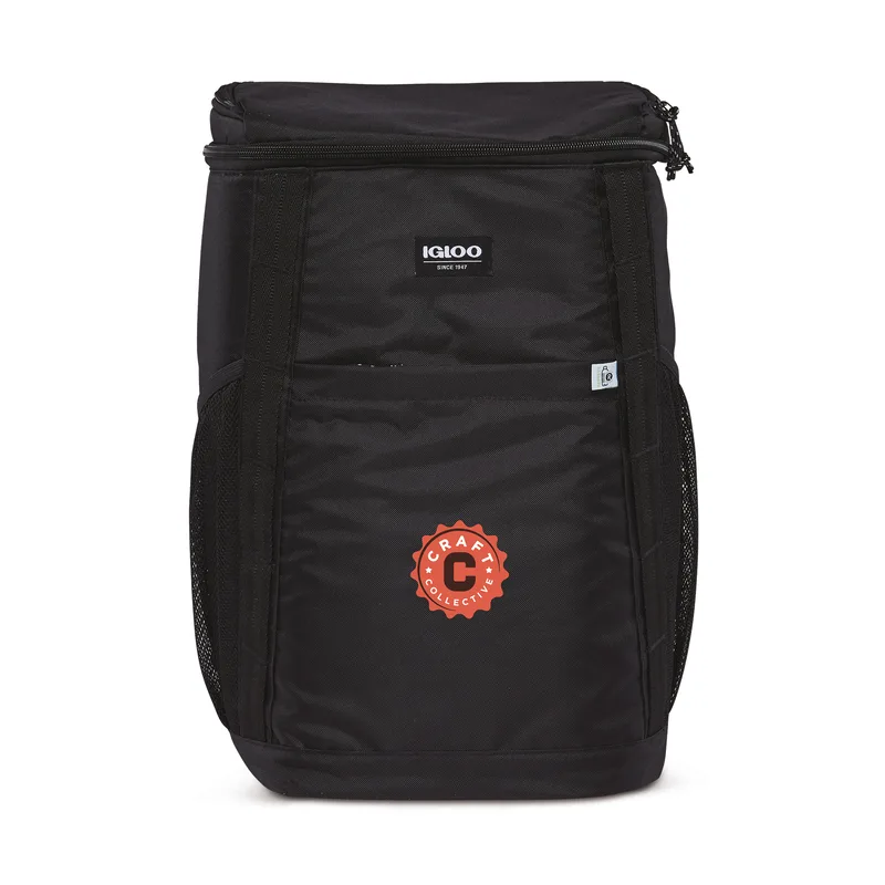 Igloo® REPREVE 36 Can Backpack Cooler - Black