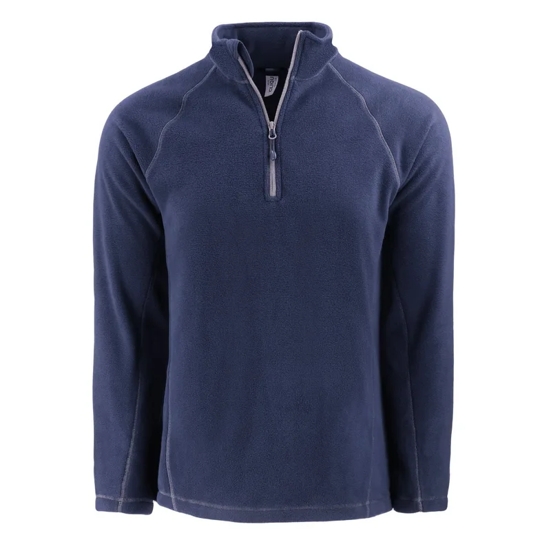 Clique Powder Recycled Fleece Mens Quarter Zip Pullover view 2
