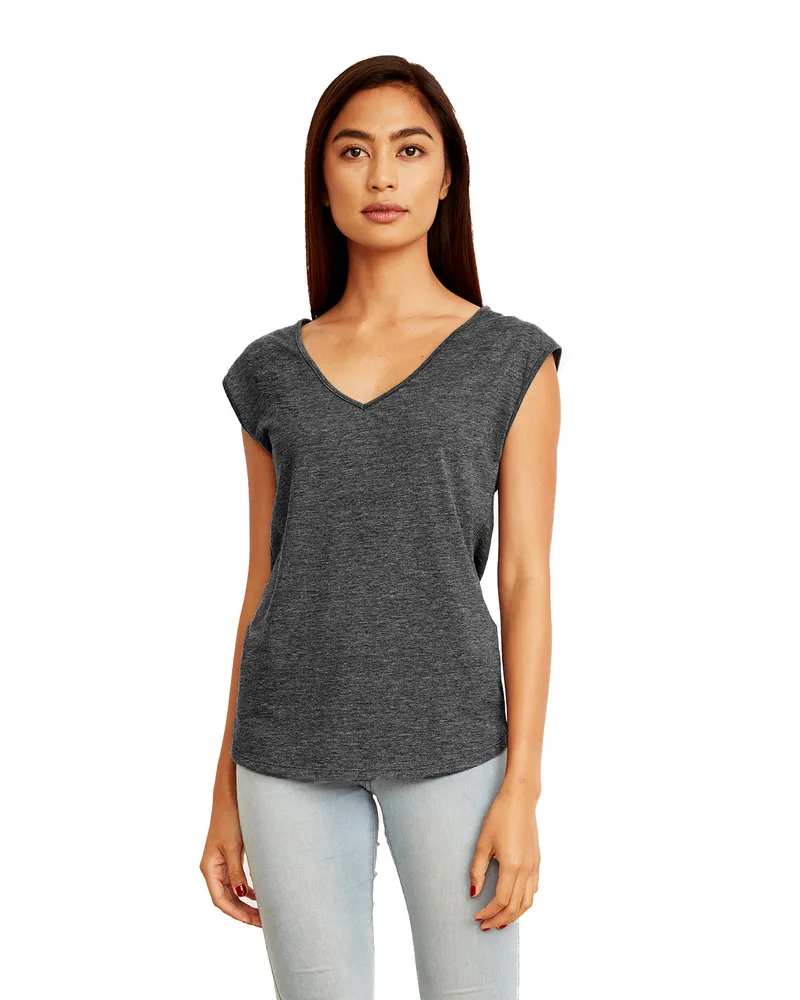 NEXT LEVEL APPAREL Ladies' Festival Sleeveless V view 5