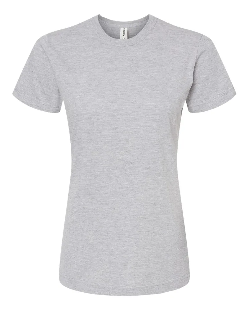 Tultex® Women's Fine Jersey Classic Fit Short Sleeve T-Shirt view 4