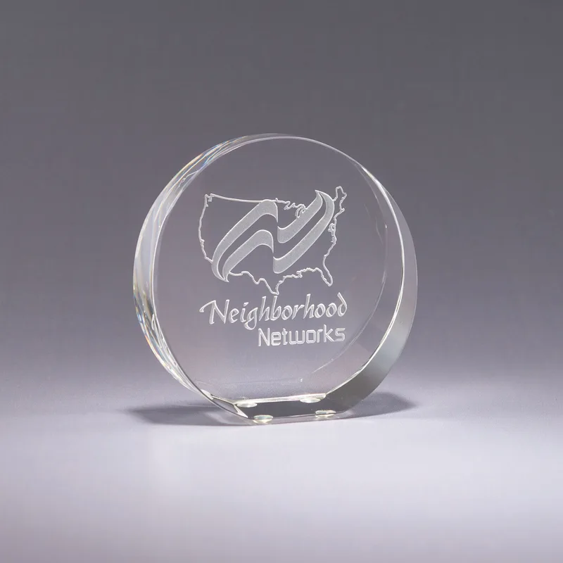 Stand-Up Crystal Paperweight view 2