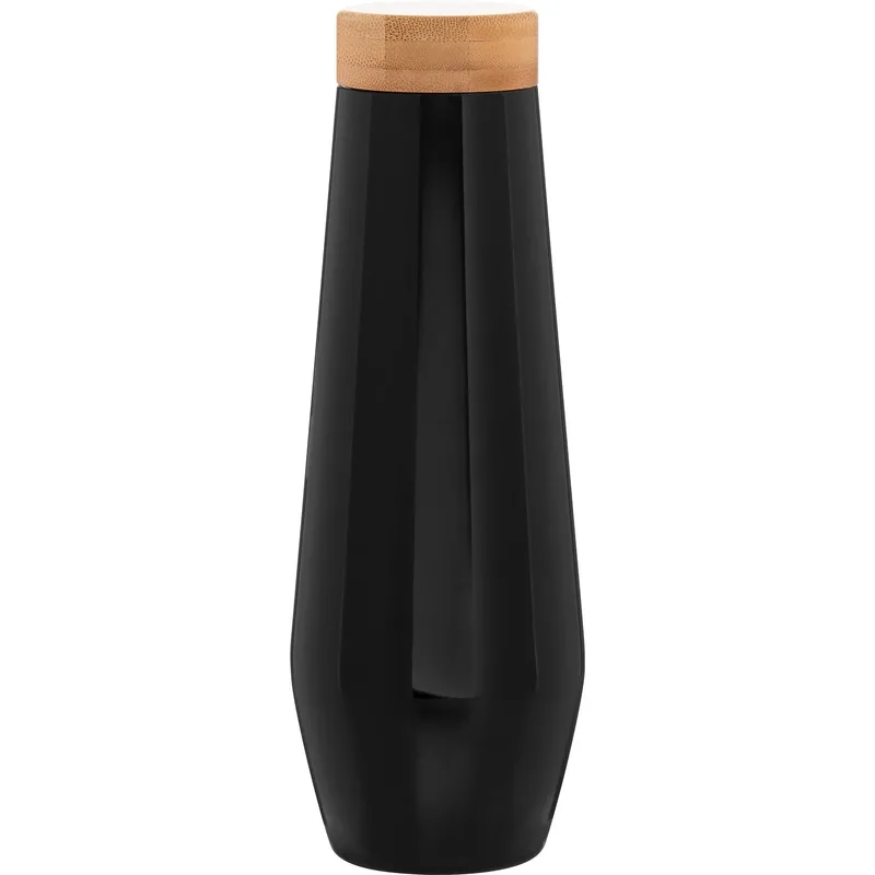 16.9 oz h2go Echo Water Bottle (Black) view 2