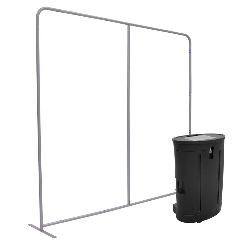 8'W x 90"H EuroFit Straight Wall Plus Hardware Kit