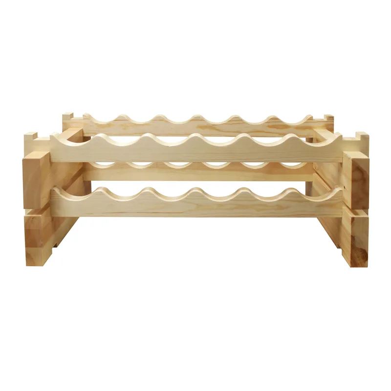 Legacy Vinotemp - 2X6 Bottle Modular Wine Rack - Natural