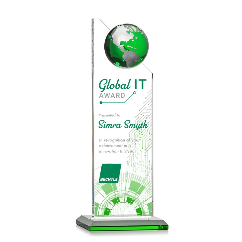 VividPrint™, Green, Silver, Green, Silver 4" x 10.5" x 3"