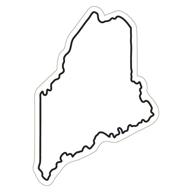 Maine State Magnet view 2