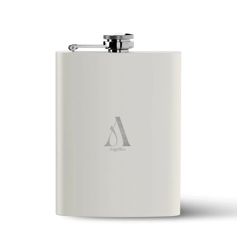 ACE 200ml / 6.8oz RECYCLED STAINLESS STEEL FLASK view 2