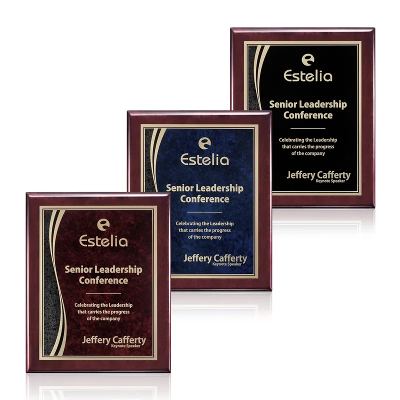Oakleigh/Finch Plaque - Rosewood Finish