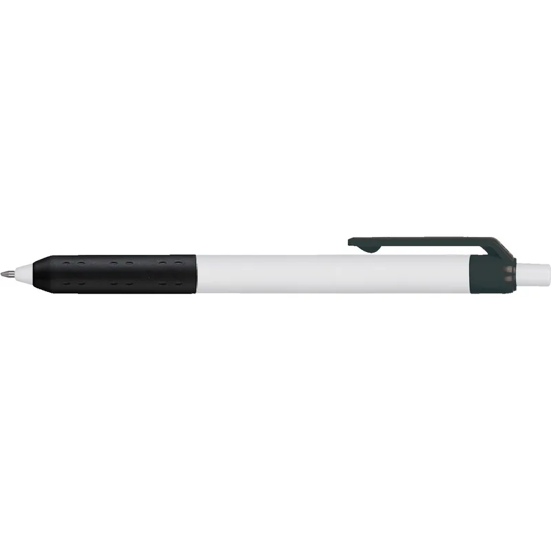 White/Opaque Black Clip Blank Side View