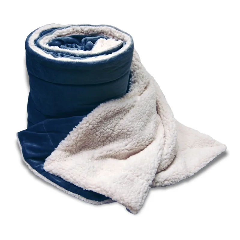 Oversized Micro Soft Touch Sherpa Blanket view 6
