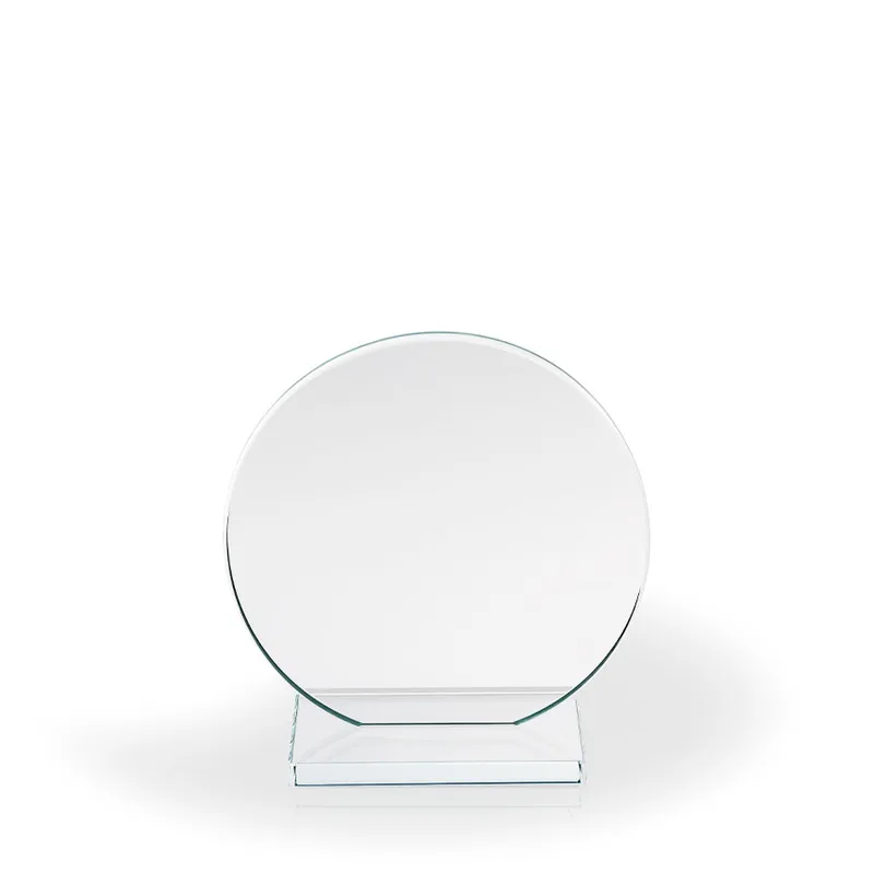 Karla Circle Glass Award, Medium - UV Print view 2