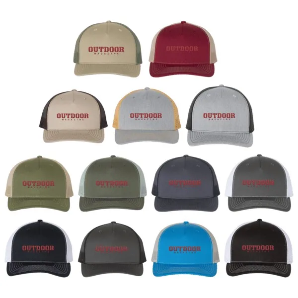 Richardson 112FP Five-Panel Snapback Trucker Hat view 2