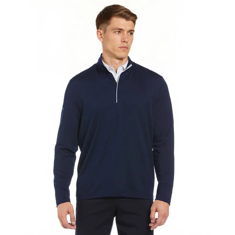 Callaway® UPF50 French Terry Men's Performance 1/4-Zip with Custom Logo view 4